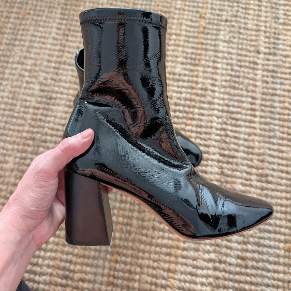 Loeffler Randall Elise Patent Leather Booties